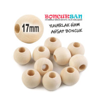 Ahşap Boncuk 17mm