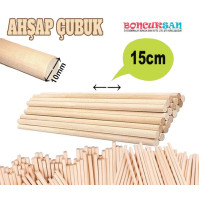 10 Adet Makrome Çubuğu 15 cm