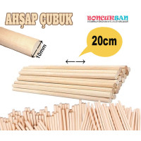 10 Adet Makrome Çubuğu 20 cm