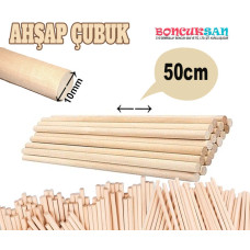 10 Adet Makrome Çubuğu 50 cm