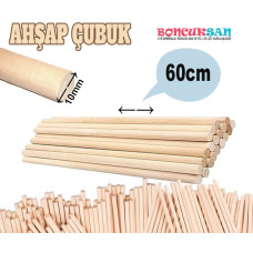 10 Adet Makrome Çubuğu 60 cm