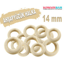 50 Adet Yüzük Halka 14 mm.