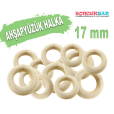 50 Adet Yüzük Halka 17 mm.