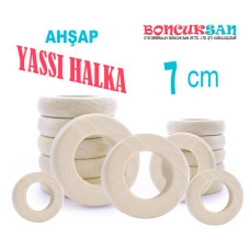 20 Adet Yassı Halka 7 cm.