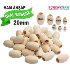 Oval Boncuk 20mm
