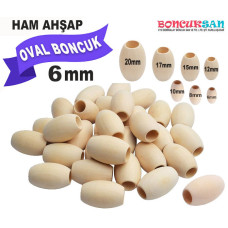 Oval Boncuk 6mm