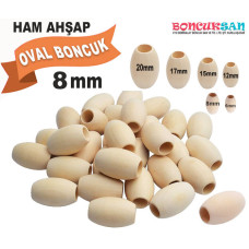 Oval Boncuk 8mm