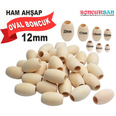 Oval Boncuk 12mm