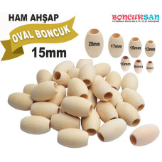 Oval Boncuk 15mm